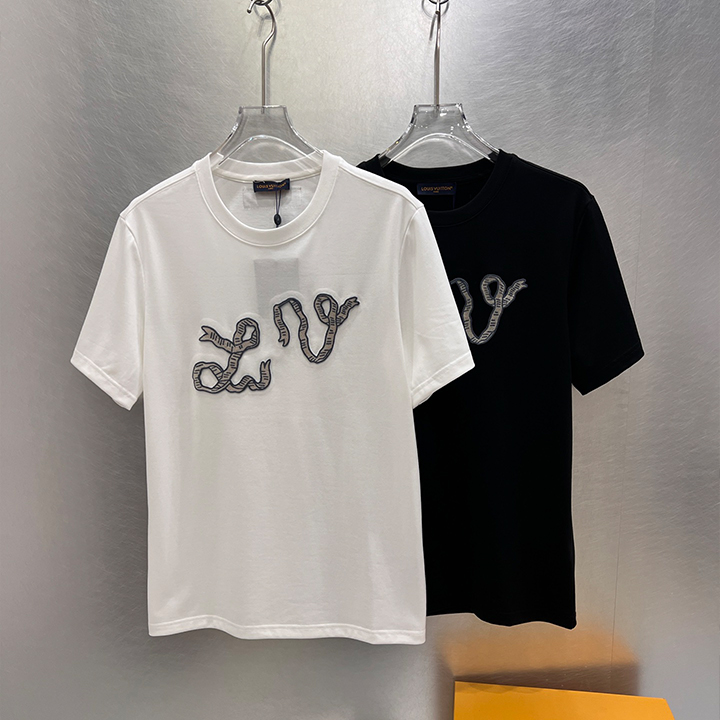 루이비통 최신 반팔 라운드넥 티셔츠