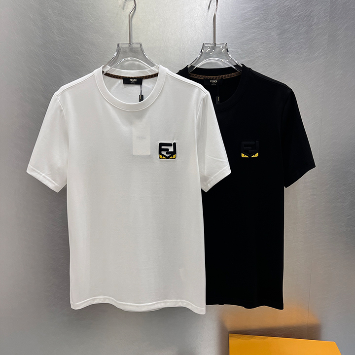 펜디 반팔 라운드넥 티셔츠