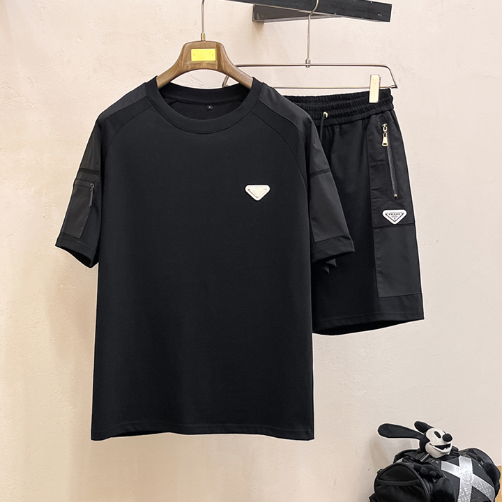 프라다 클래식 반팔 슈터 세트