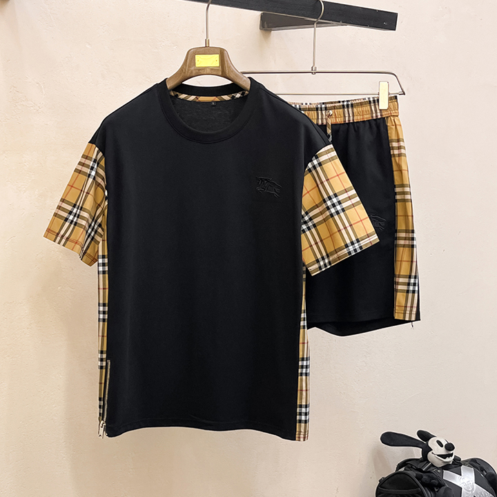 버버리 클래식 반팔 슈트 세트