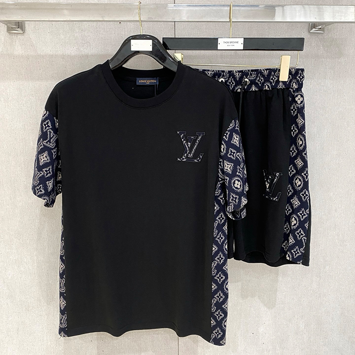 루이비통 남녀공용 클래식 반팔 티셔츠 세트