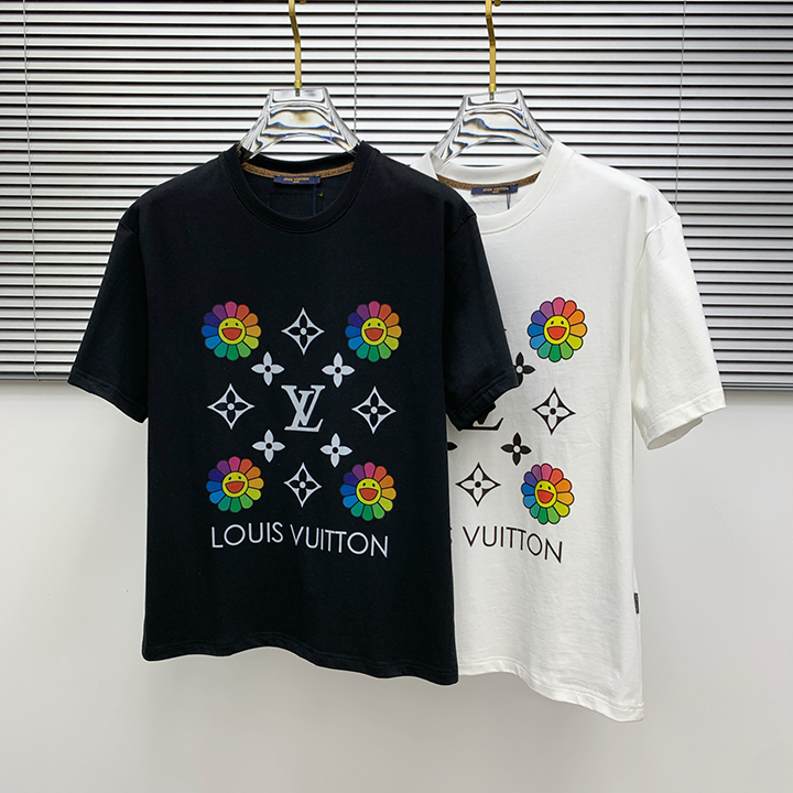 루이비통 2025 새로운 여름 반팔 티셔츠