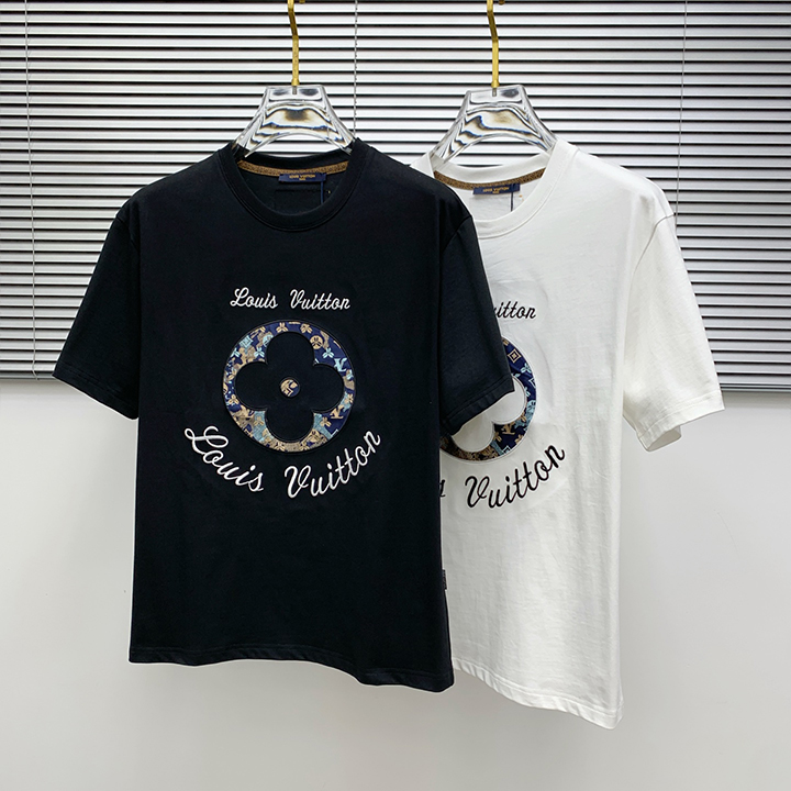 루이비통 2025 새로운 여름 반팔 티셔츠