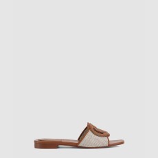 구찌 여성 인터로킹 G 슬라이드 샌들 835723