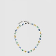 구찌 클래식 듀얼 G 플라워 목걸이 701633