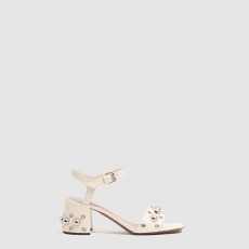 발렌티노 넬코트 그레이니 카프스킨 샌들 60MM 7W2S0MM2DKV