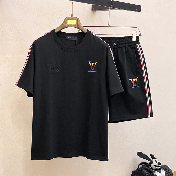 루이비통 LV 봄 여름 탑 클래식 반팔 반바지 세트