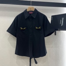 구찌 체인 버튼 셔츠 재킷 스커트 슈트