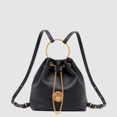 끌로에 그레인드 가죽 스몰 Bracelet 백팩 US774