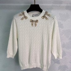 발렌티노 로고 울 탑