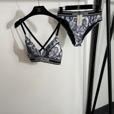 디올 비키니 투피스 수영복 세트