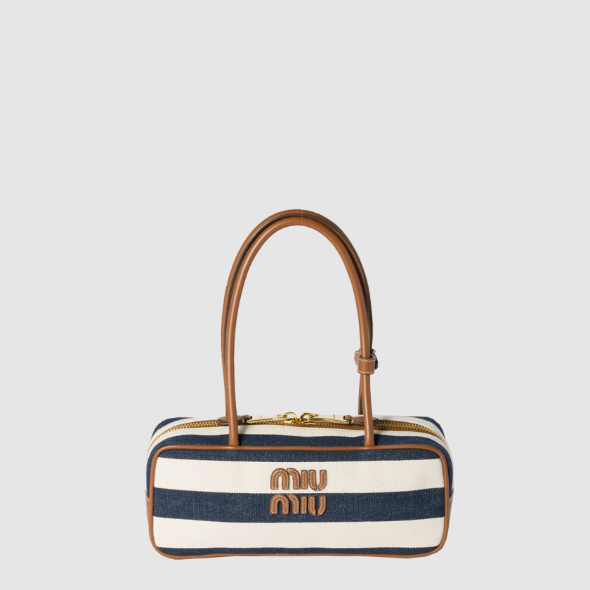 미우미우 캔버스 및 가죽보백 5BB173