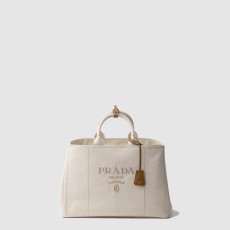 프라다 스몰 코튼 캔버스 핸드백 1BG464