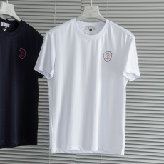 블루넬로쿠치넬리 라운드넥 티셔츠 머서라이즈드 순면 소재