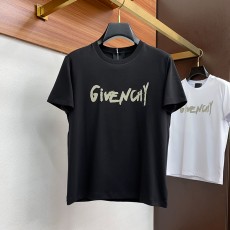 지방시 2025 봄/여름 쇼 탑 수입 머서라이즈드 코튼 원단 반팔