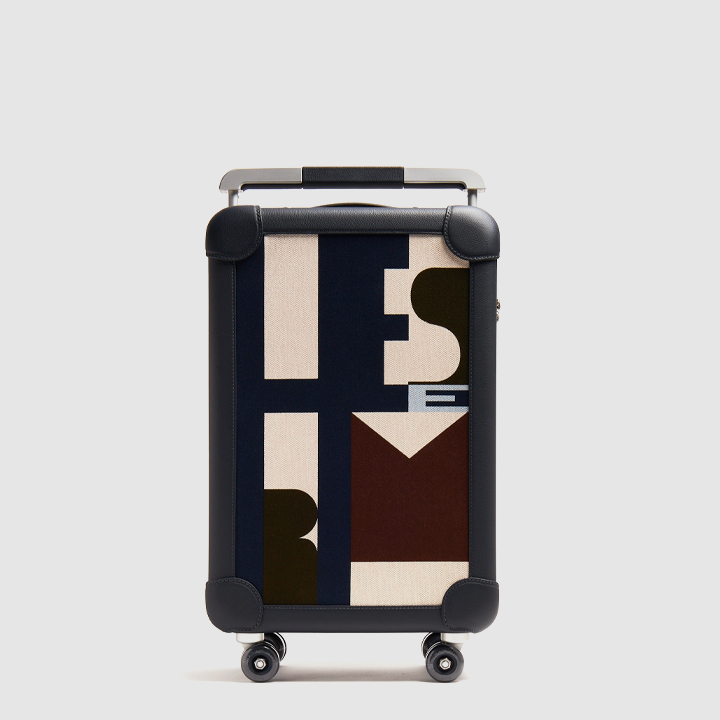 에르메스 2025 R.M.S Cabin Suitcase 프린팅 기내용 캐리어 여행가방
