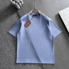 로로피아나 커플 남녀공용 반팔 라운드넥 티셔츠