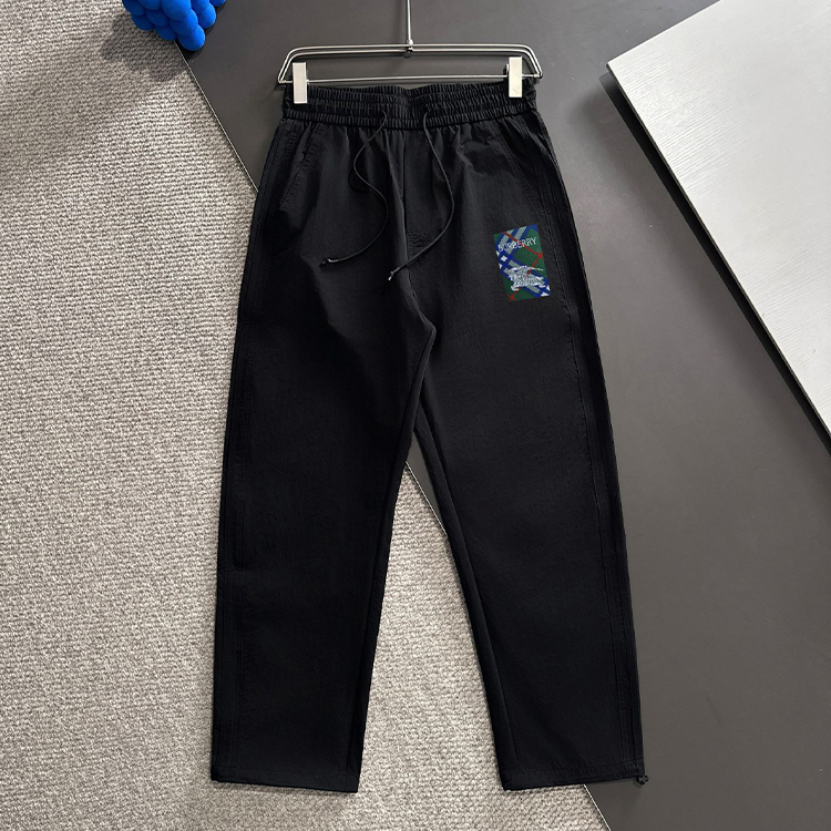 버버리 2025 봄/여름 신상품 신축성 캐주얼 팬츠