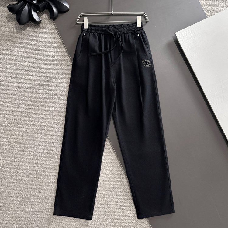 루이비통 LV 2025 봄/여름 신상품 하이엔드 신축성 캐주얼 팬츠