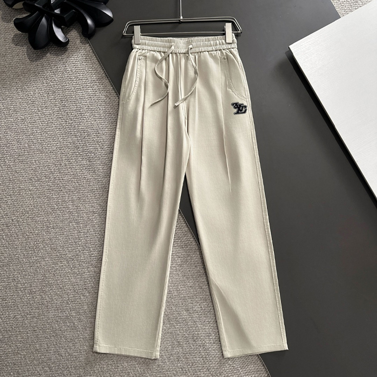 루이비통 LV 2025 봄/여름 신상품 하이엔드 신축성 캐주얼 팬츠