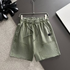 발렌시아가 2025 봄/여름 신상품 하이엔드 엘라스틱 밴드 캐주얼 솔리드 컬러 루즈 쇼츠