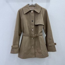 펜디 송혜교의 템퍼러먼트 롱 벨트 윈드브레이커