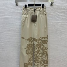 버버리 나이트 워호스 프린트 패션 루즈 와이드 팬츠 캐주얼 팬츠