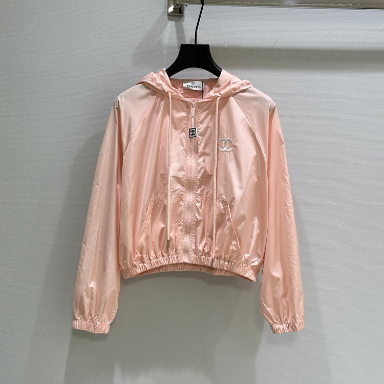 샤넬 클래식 더블 C 로고 자수 자켓