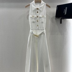 발렌티노 라펠 벨트 베스트 드레스