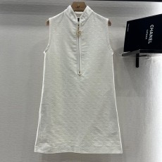 루이비통 지퍼 엠보싱 탱크 드레스