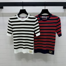 발렌티노 스트라이프 니트 반팔