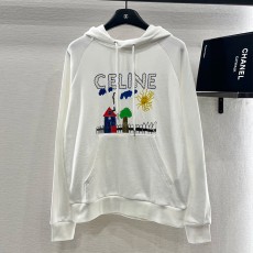 셀린* 프린트 후드 스웨트셔츠