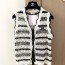 샤넬 스트라이프 니트 가디건 베스트