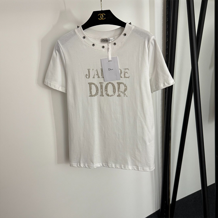 디올 라운드넥 반팔 티셔츠