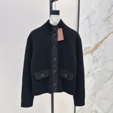 로로피아나 캐시미어 스탠드업 칼라 재킷 카디건 코트