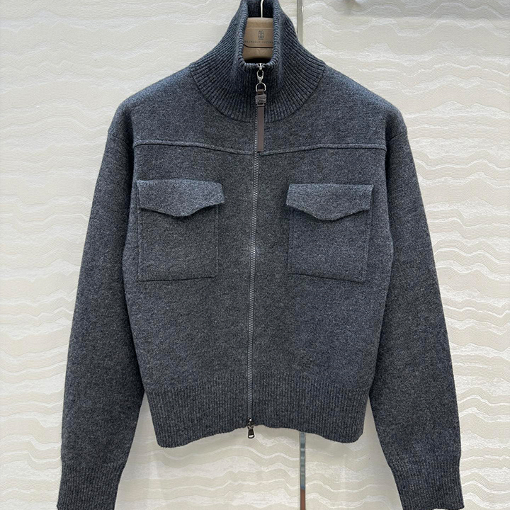 브루넬로쿠치넬리 니트 캐시미어 재킷