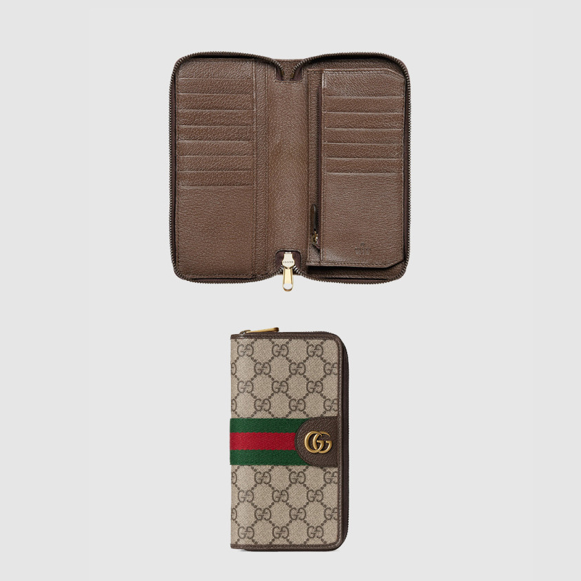 구찌 오피디아 컬렉션 풀 지퍼 지갑 838619