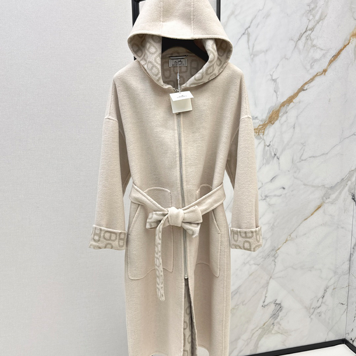 에르메스 캐시미어 롱 코트