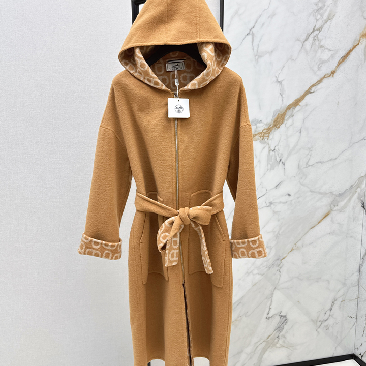 에르메스 캐시미어 롱 코트