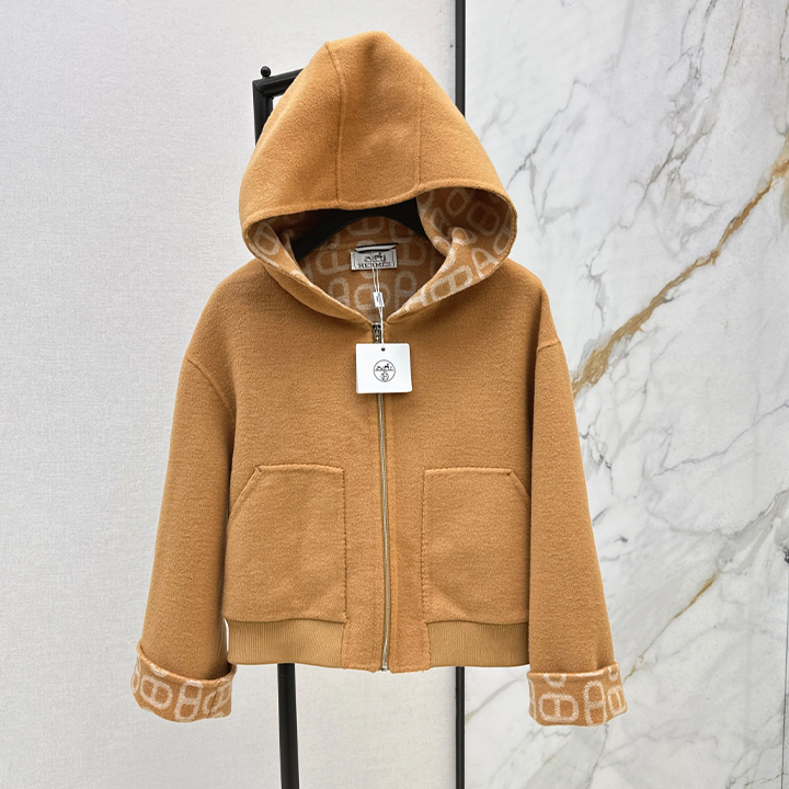 에르메스 캐시미어 숏 코트