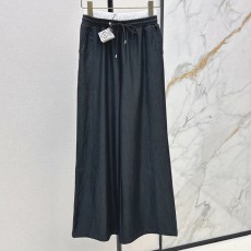 로에베 엘라스틱 웨이스트 스트레이트 팬츠