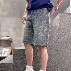 로에베 오리지널 데님 반바지, 브랜드 클래식 로고 디자인