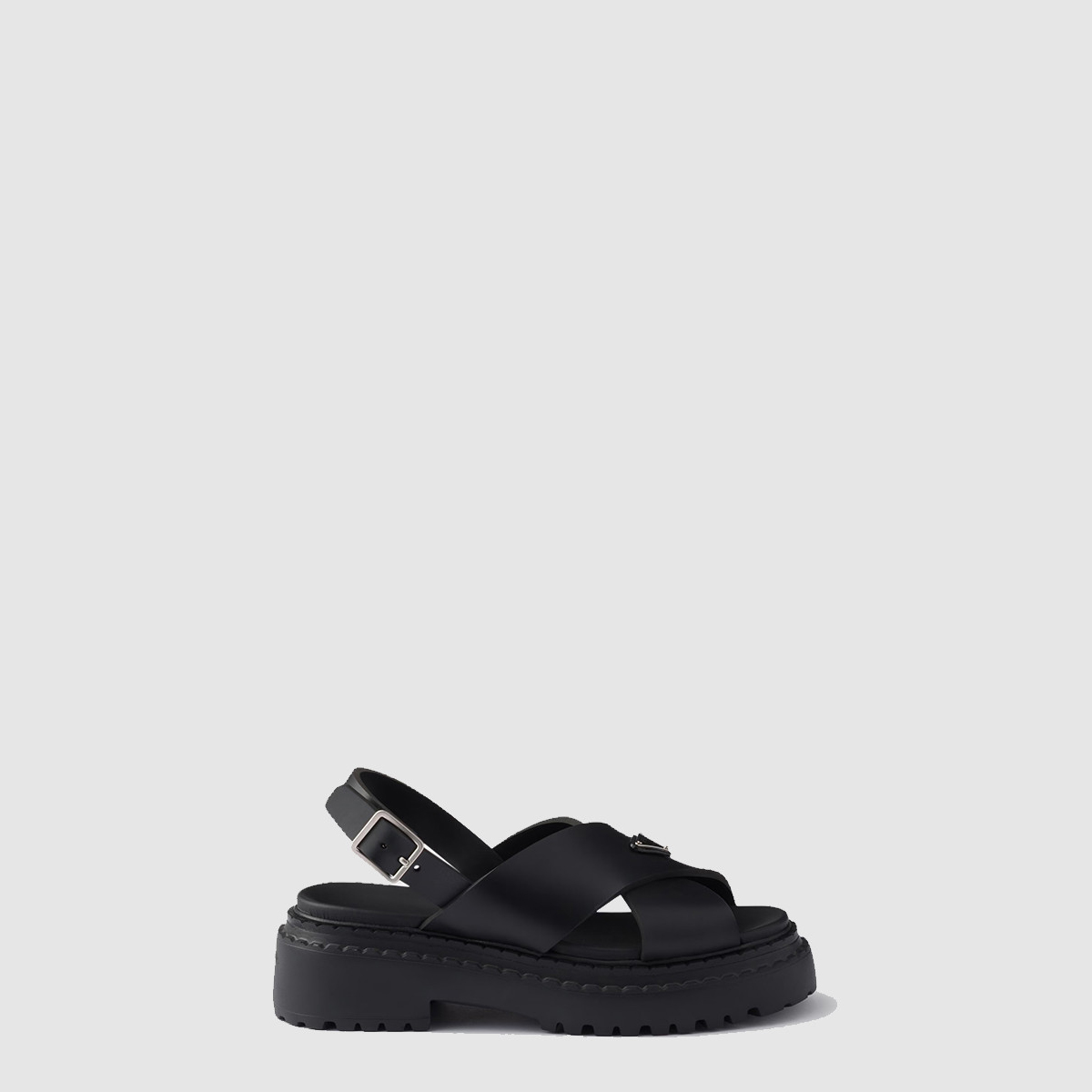 프라다 러버 샌들 1X102O