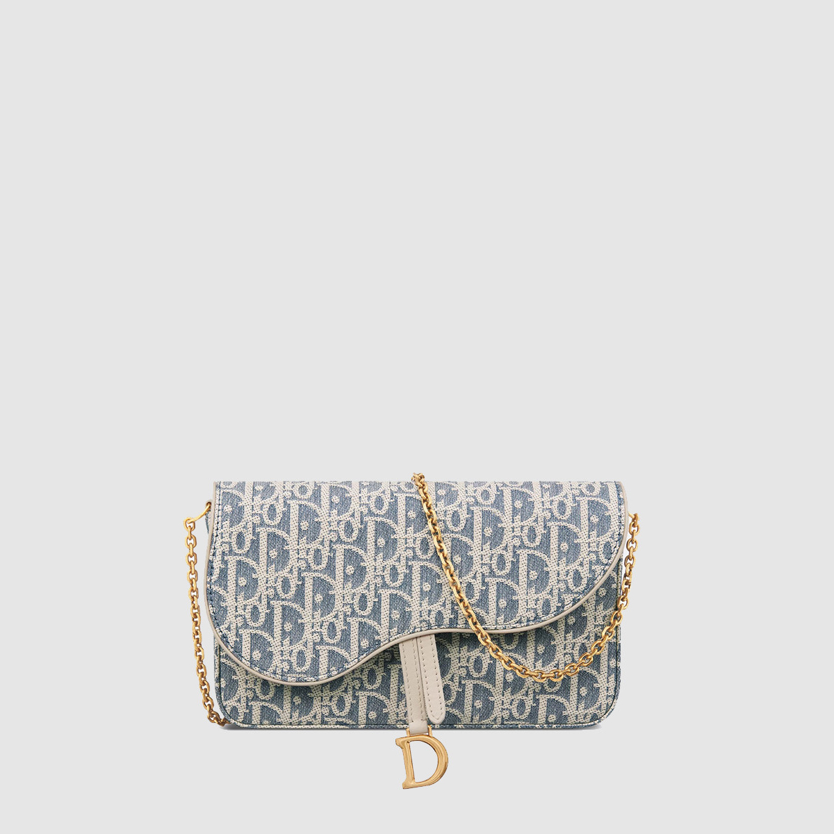 디올 Saddle 미디엄 체인 파우치 S5907CDFD