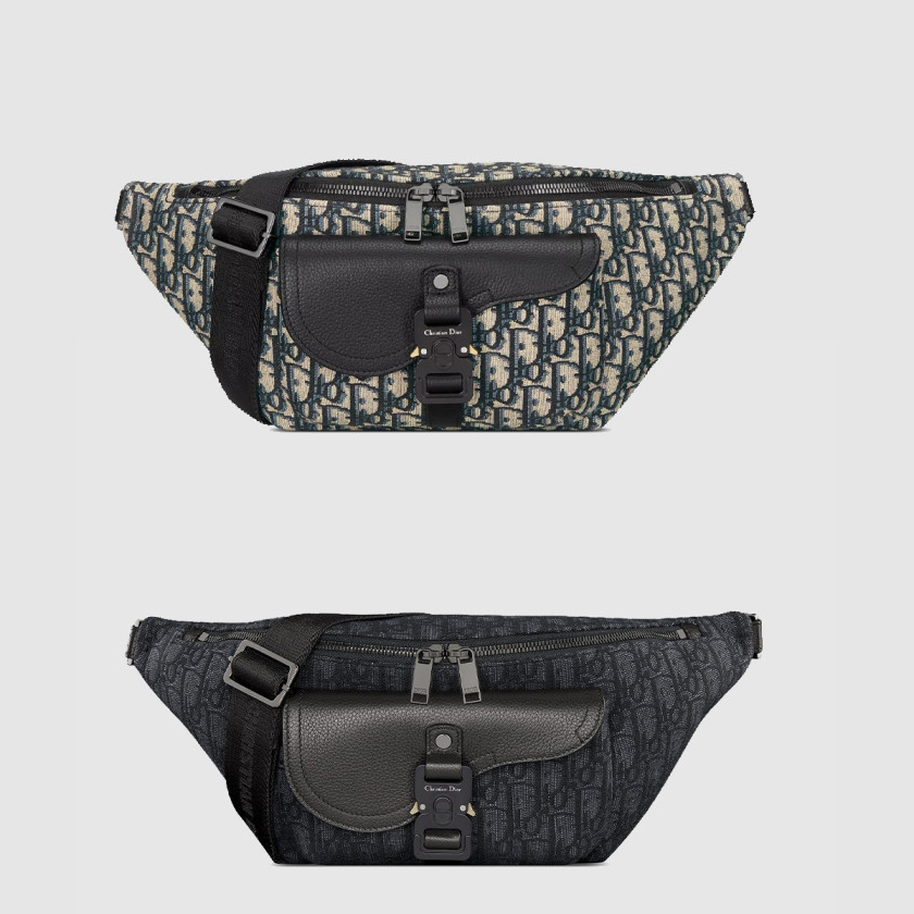디올 Saddle 벨트백 1ADBO