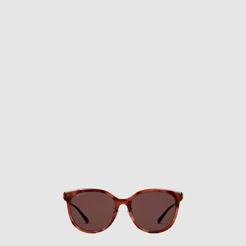 구찌 로우 노즈 브릿지 핏 라운드 선글라스 819571