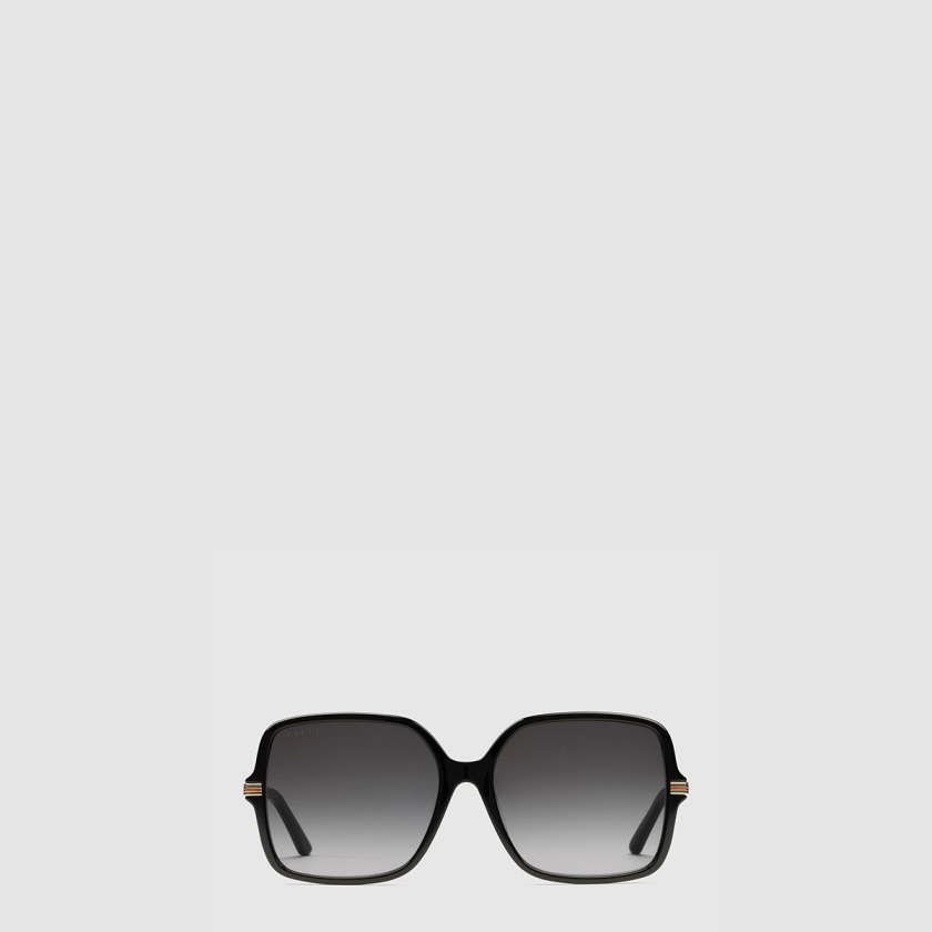 구찌 로우 노즈 브릿지 핏 스퀘어 선글라스 755242