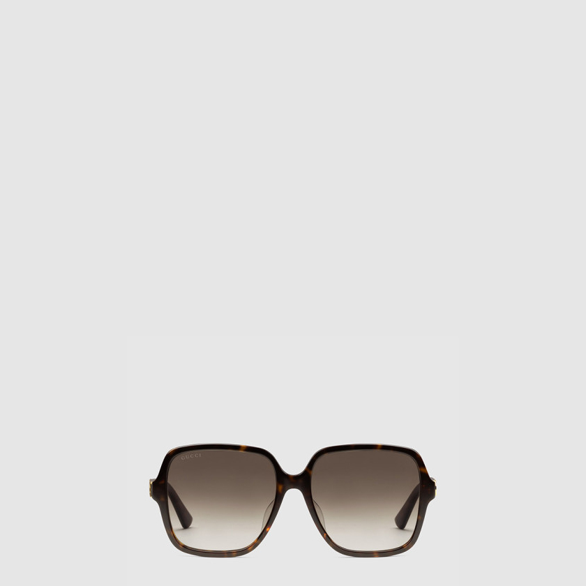 구찌 로우 노즈 브릿지 핏 직사각형 선글라스 ‎706690