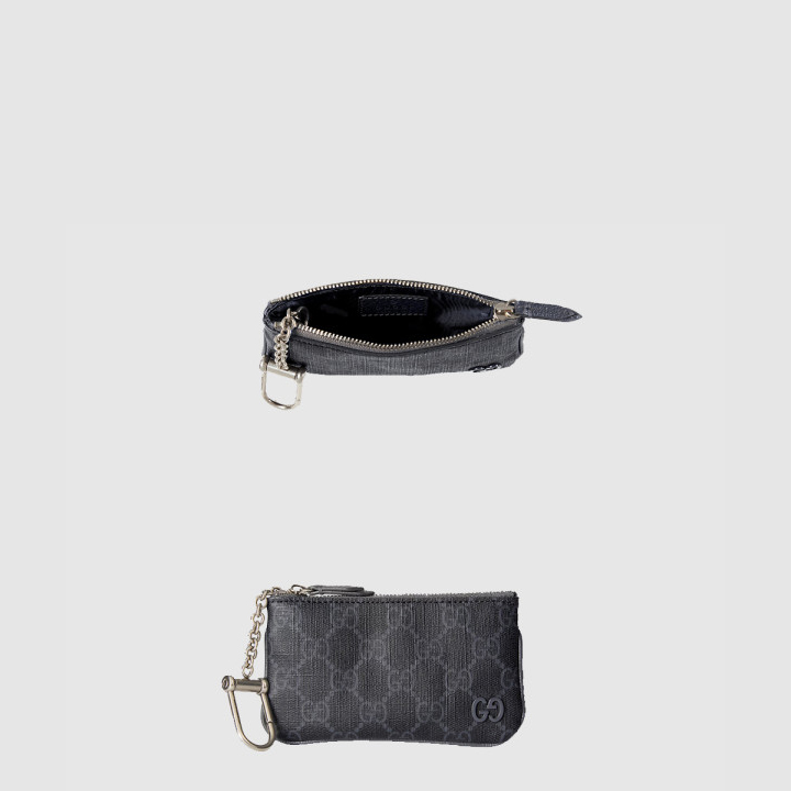 구찌 투톤 GG 슈프림 키 파우치 820666
