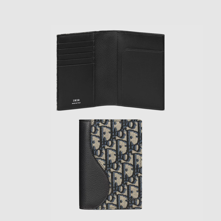 디올 Saddle 여권 커버 2ADPH